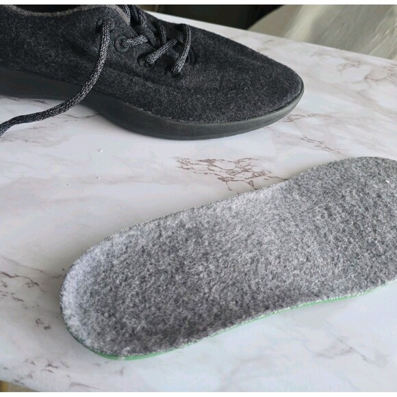 Allbirds Wool Runners Women’s Size 9 All Black Merino Wool Lace Up Comfort Shoes - Picture 10 of 12